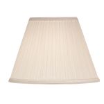 Lamp Shade Mushroom Soft Pleat White 7x17x13